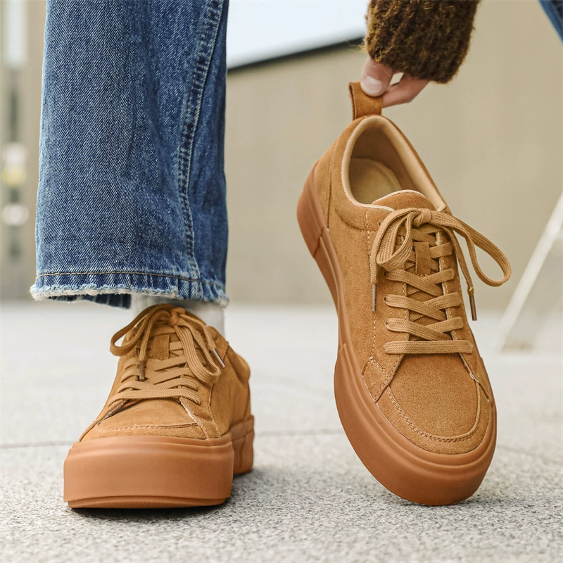 2025 новая мужская мода уличная дикая фланговая ретро-тенденция низкая банда весенняя и осенняя повседневная обувь мужская обувь