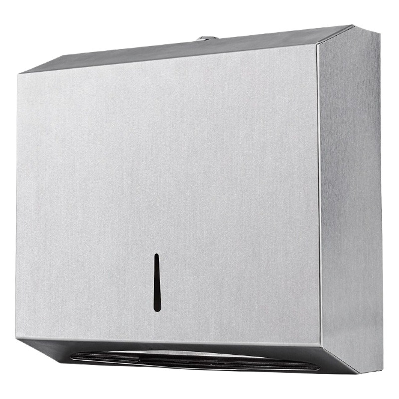 Caja del tejido del acero inoxidable 304, caja montada en la pared del tejido con la cerradura, caja de papel grande del rollo, transfronteriza