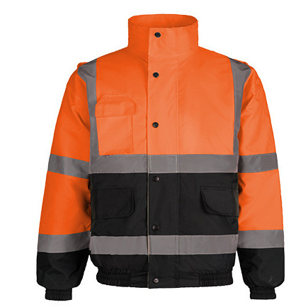 Wholesale Autumn and Winter Hooded Quilted Cotton Jackets, Safety Protective Clothing, Traffic Safety, Construction Work, Warm Reflective Cotton Clothing Wholesale Autumn and Winter Hooded Quilted Cotton Jackets, Safety Protective Clothing, Traffic Safety, Construction Work, Warm Reflective Cotton Clothing