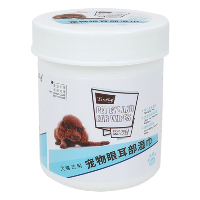 Pet Глаз Салфетки Кошка Слезовой Чистки Собака Кошка Слезовой Специальный глаз и чистка ушей таблетки ухо салфетки