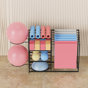 Multi-Layer Wave Speed Ball Storage Rack Gym Storage Rack Yoga Ball Semi-Circle Ball Rack Balance Ball Display Rack Organization Rack