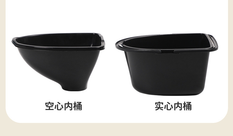 Portable toilet, mobile sitting toilet bowl, anti-odor indoor, mobile deodorizing toilet bowl for the elderly, factory wholesale undefined