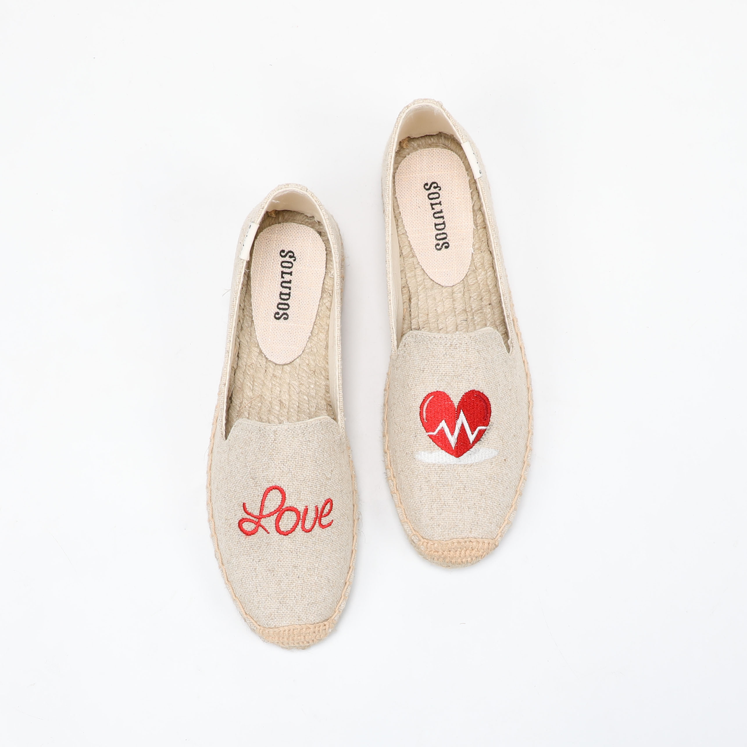 Low breathable straw casual shoes flat