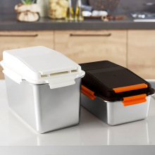 不锈钢米桶储粮桶304加厚家用储米箱 宠物猫粮狗粮桶防虫防潮米缸