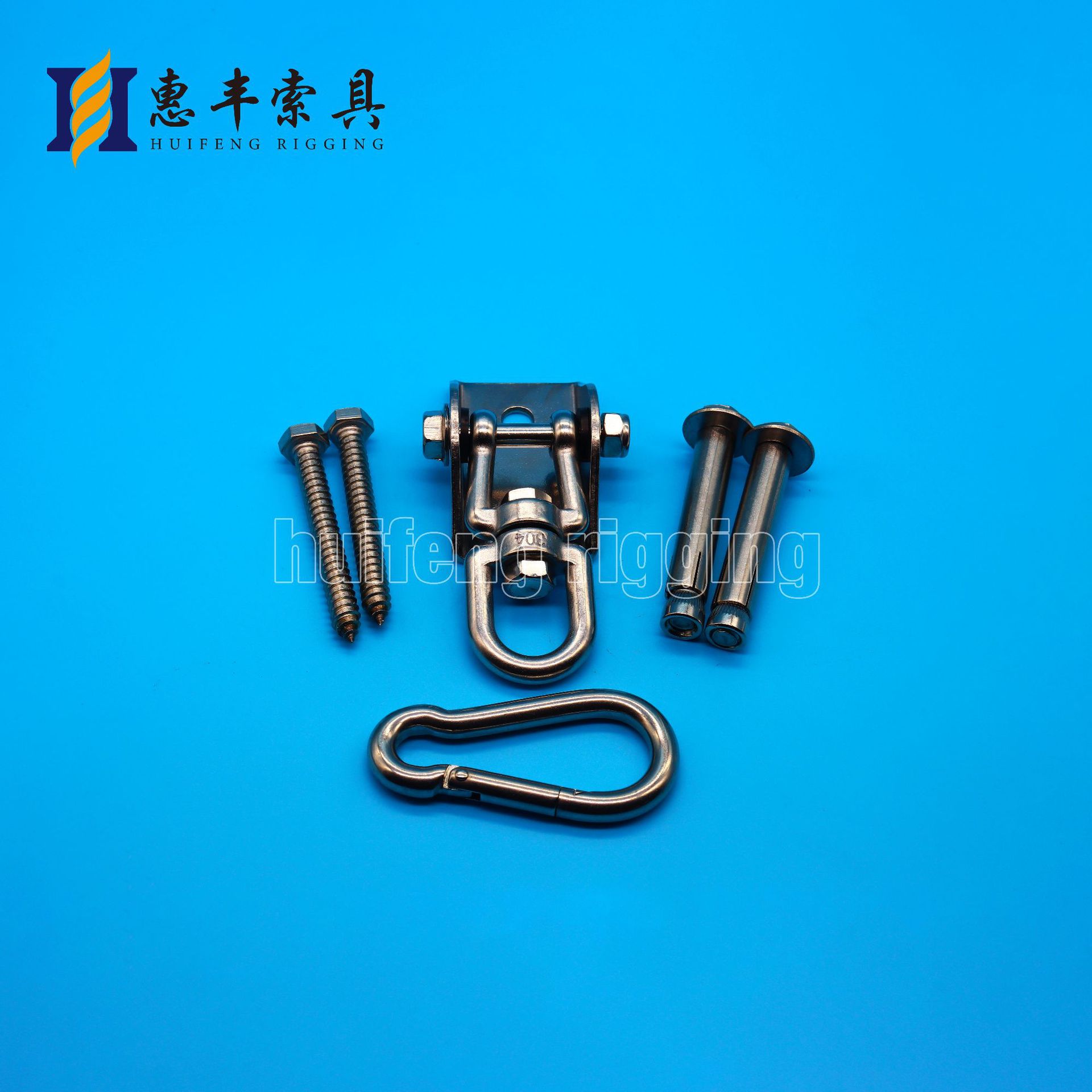 供应不锈钢登山扣快挂弹扣连接扣弹簧钩保险扣环链条扣绳扣