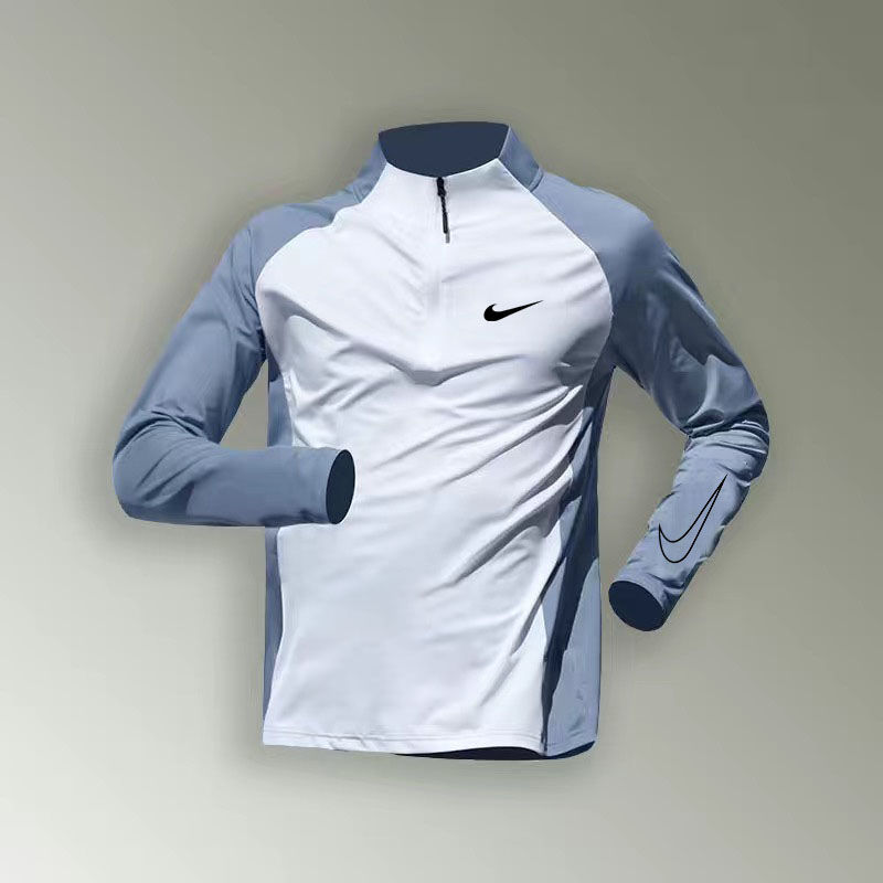 アウトドアスポーツスーツ男性トレーニング服速乾上着半ファスナー長袖ズボン|undefined