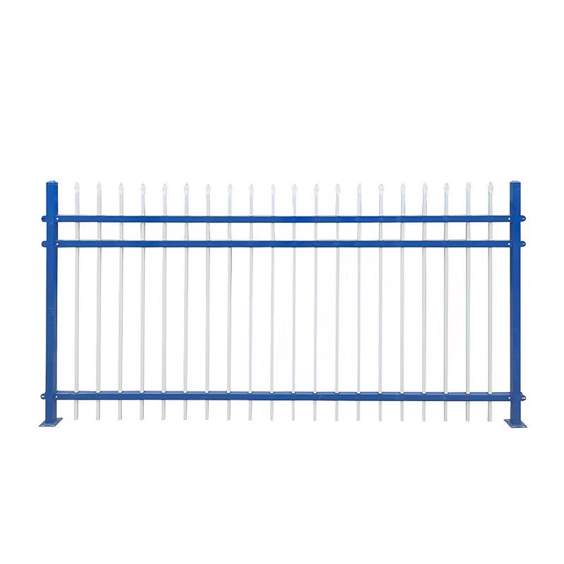 Comunidad rural Zinc valla de acero patio villa valla de aislamiento valla de hierro barandilla protectora Zinc valla de acero