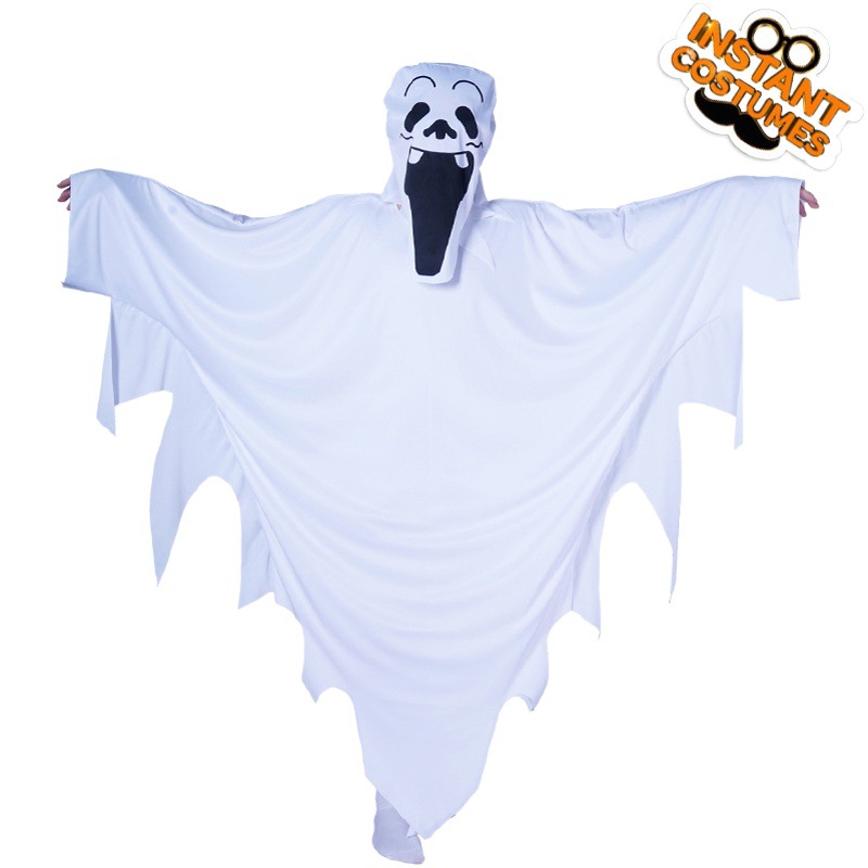Halloween adulto niños blanco fantasma cosplay fiesta disfraz fantasma estilo padre-hijo disfraz de halloween image 1
