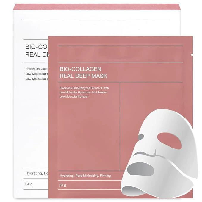 Кросс-бордер BIO-COLLAGEN Маска Bio-Коллаген Белизняющая Прозрачная Разделенная маска