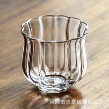 3杯子玻璃水杯小茶杯品茗杯茶具主人单杯高档透明加厚功夫茶具