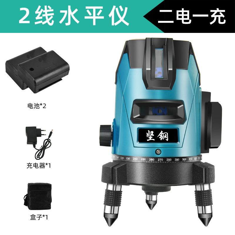 赤外線水準器屋外強光専用2線5線緑色高精度レーザー投線器三脚卸売り|undefined