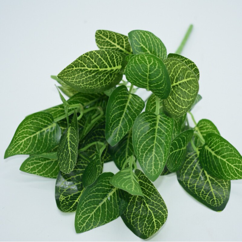 メーカー直販シミュレーション植物プラスチック造花植物壁配材ゴム手触り葉亀背葉緑羅|undefined