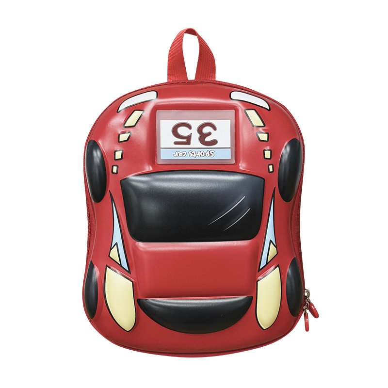 Mochila de estilo de carreras cool, mochila de huevo ligera para niños y niñas, nueva mochila de comercio exterior para niños