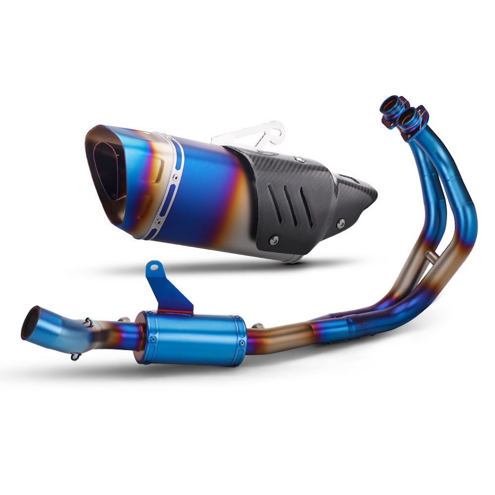 Suitable for motorcycle XSR700 modification, R7 front exhaust pipe, Scorpio Dream Star tail muffler