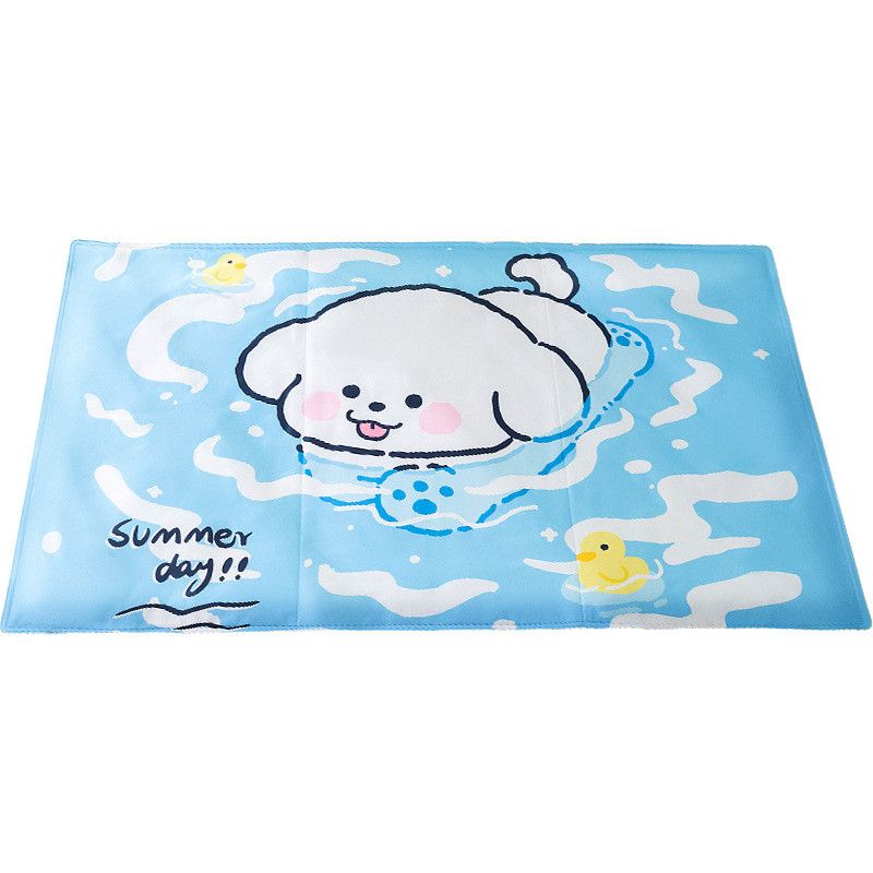 Refrescante de verano para perros, prevención del golpe de calor, juego de agua de verano, almohadilla de hielo para cachorros, nido de gatos, almohadilla de enfriamiento para perros pequeños, perrera, nido de hielo para mascotas