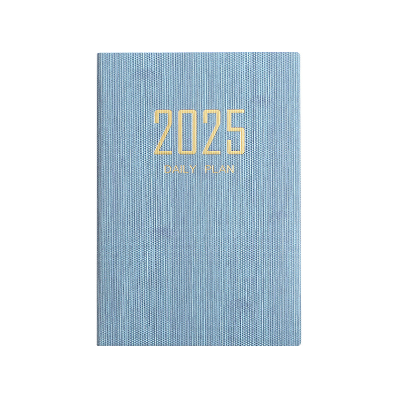 Transfronterizo 2024 inglés a5 calendario 2025 imitación cuero mes índice plan cuaderno calendario de comercio exterior