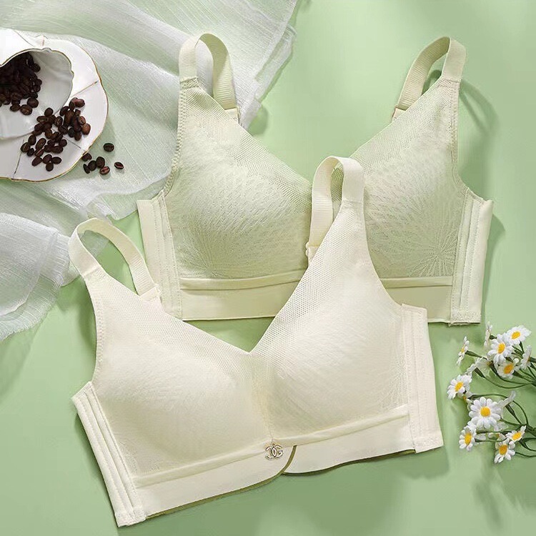 Urban 0219 Spring and Summer Non-rimless Underwear Women's Soft Bra Small Chest Mid-thickness Push-up Comfortable Bra