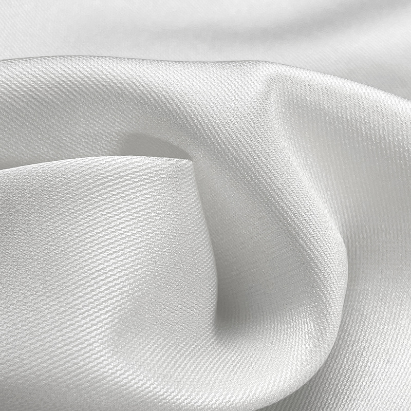 Tela de seda auténtica Fangda Silk de 19 momme y 140 cm de ancho con spandex para pantalones, seda pura, gasa de seda.