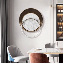 简约客厅沙发墙面装饰壁挂轻奢带灯发光玄关墙饰餐厅卧室挂饰