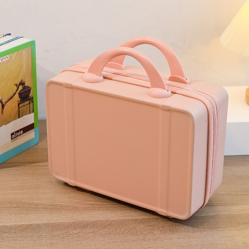Macaron Handbag Makeup Box 14-inch Luggage Bag Portable Storage Box Fresh Style Gift Box Travel Case