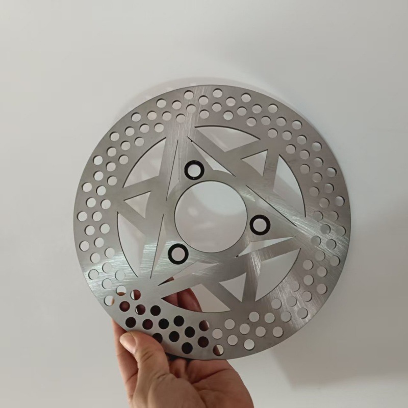 Aircraft-Grade Disc Brake Rotor 220*58*4 Thick - Hole Spacing 70, Brake Disc No. 9 for Niu, Yadea, Lujia Front Wheel, Thickened