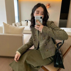 小香风外套女春秋高级感炸街独特别致短款上衣小个子秋季2025新款