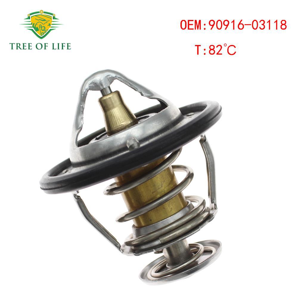 90916 - 03118 Aplicable al termostato del motor Toyota Helix 82 °C