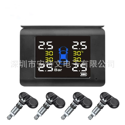 pressure monitor TPMS solar tire – Tire pressure monitoring system - beige-built-in