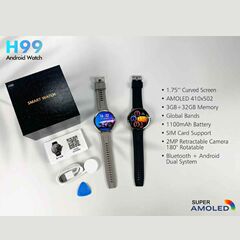 クロスボーダー H99 ヨーロッパ、アジア、アフリカバージョン 4G 携帯電話バージョン 5G カード Bluetooth 回転式カメラスマートフォンウォッチ