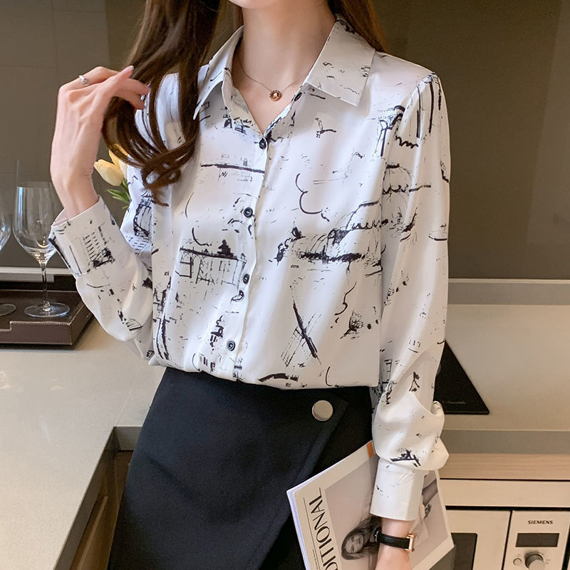 Autumn shiffon shirt