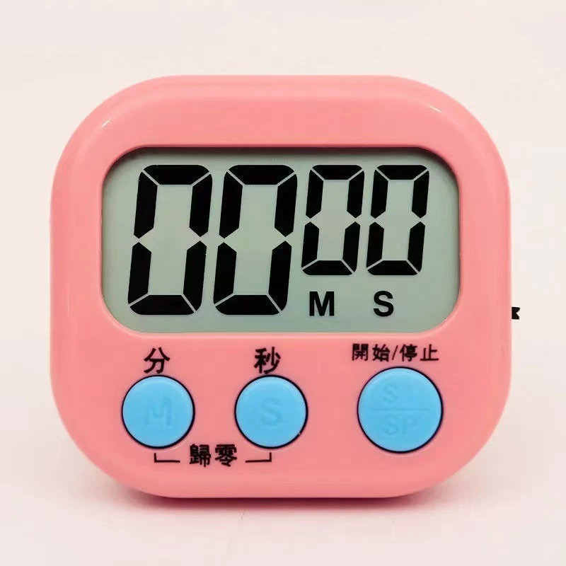 Mechanical Kitchen Timer, Magnetic Visual Countdown, Circular 60‑Minute Alarm, Multiple Colors