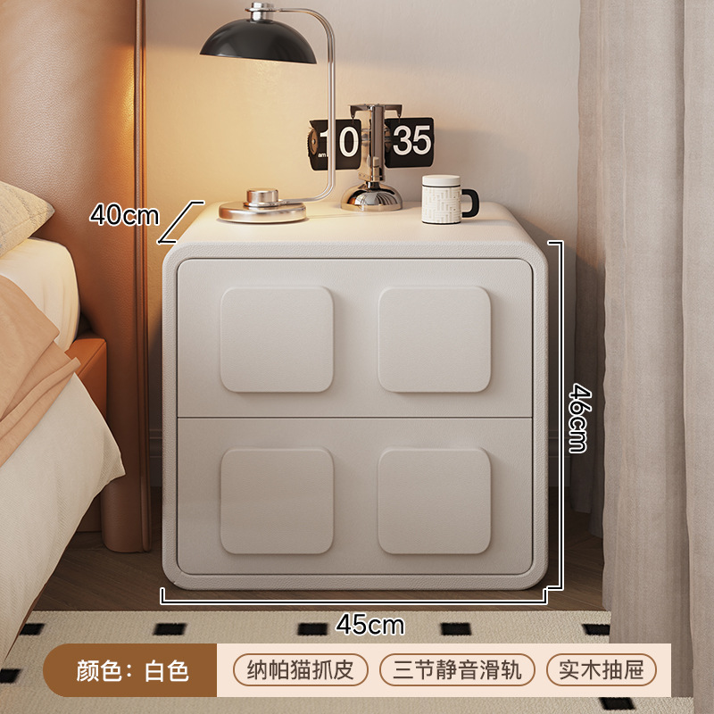 Cabina de cabecera de madera maciza dormitorio simple casera de almacenamiento junto a la cama moderna creativa gabinete de combinación libre sala de estar armario de almacenamiento