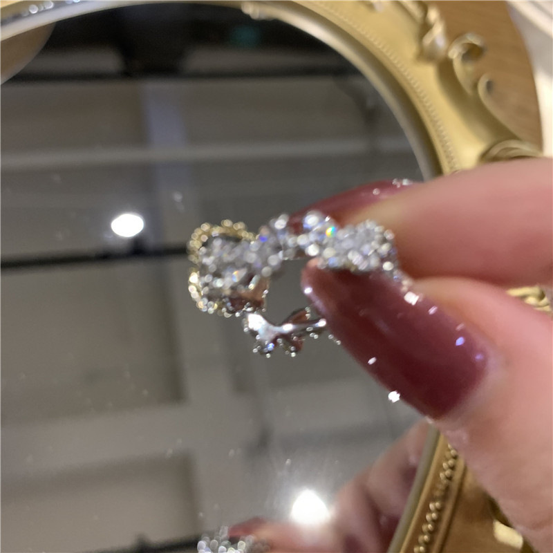 Butterfly Open Ring Women's Mori Korean Style Simple ins Niche Design Personalized Internet Celebrity Fashion Adjustable Ring_voghion.com