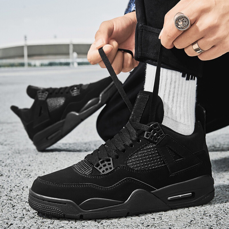 Foreign Trade Putian Men's Shoes Aj4 Basketball Shoes Aj4 Men's Sports Shoes Electric Mother Couple Shoes White Cement Black Mamba Basketball Shoes Foreign Trade Putian Men's Shoes Aj4 Basketball Shoes Aj4 Men's Sports Shoes Electric Mother Couple Shoes White Cement Black Mamba Basketball Shoes