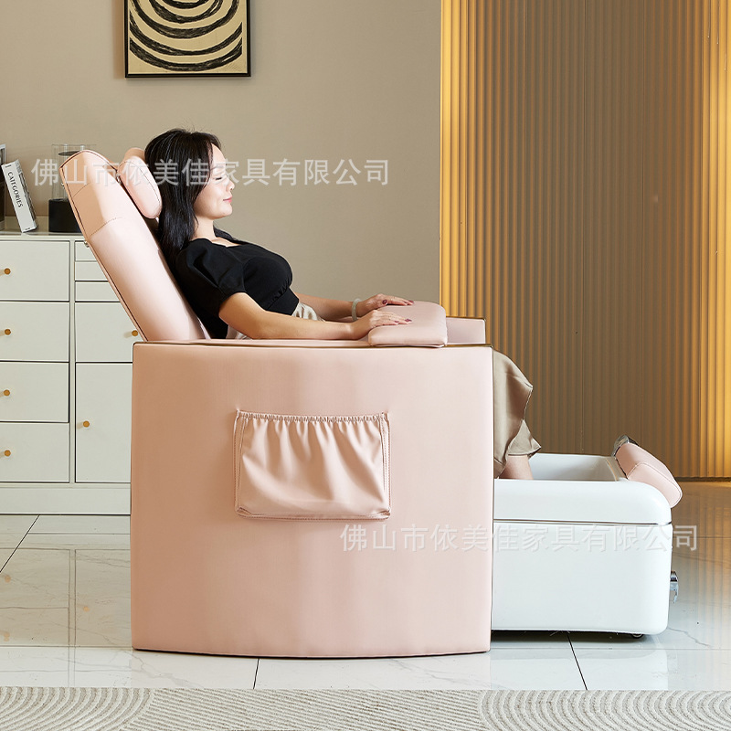Sofá de manicure, sofá de baño de pies, sofá de sofá para una sola persona se puede acostar, sentarse y dormir, tatuaje eléctrico de belleza de ojos, pies, sillón de belleza