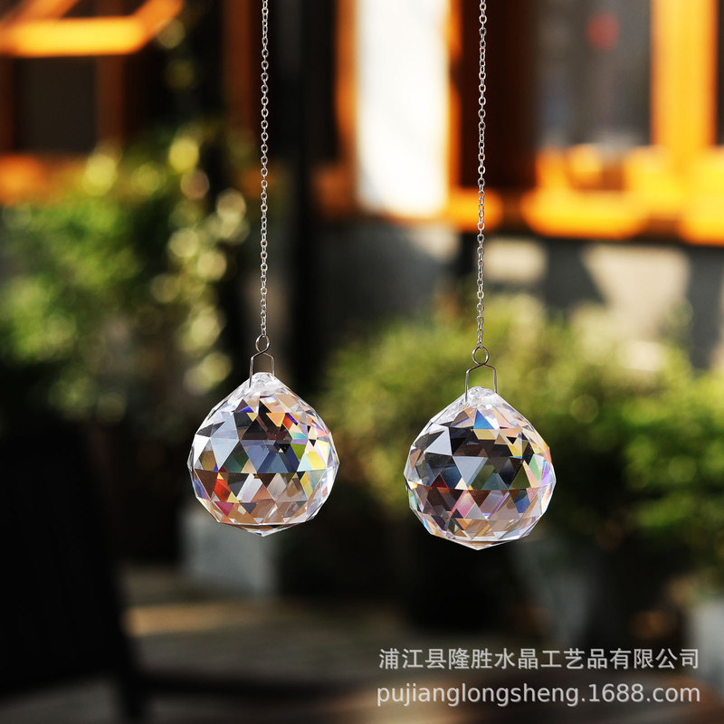 Garden Crafts crystal transparent lantern ball pendant catcher lamp door curtain bead curtain pendant wedding supplies accessories Garden Crafts crystal transparent lantern ball pendant catcher lamp door curtain bead curtain pendant wedding supplies accessories