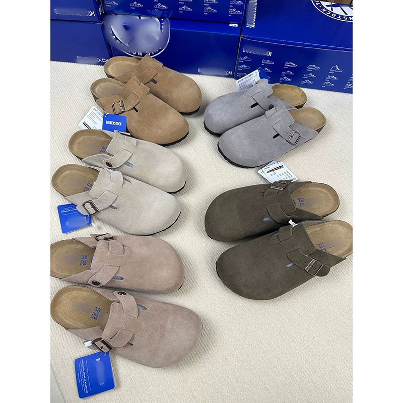 BK спотовая обувь Birkenn натуральная кожаная пробка подошва половинная сумка босоножки