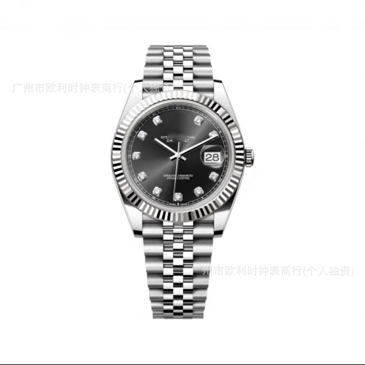 Laojia comercio exterior transfronterizo tendencia de moda hombre reloj mecánico automático tipo registro de correa de acero comercial impermeable reloj de luz nocturna