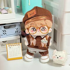 砂糖漬け栗 20cm コットンドール 男の子服 かわいいスーツ 着せ替え人形 既製オリジナル
