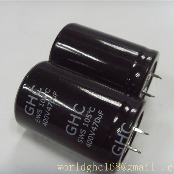 厂家直销铝电解电容器400v470uf 体积35*45  全系列电容器供应