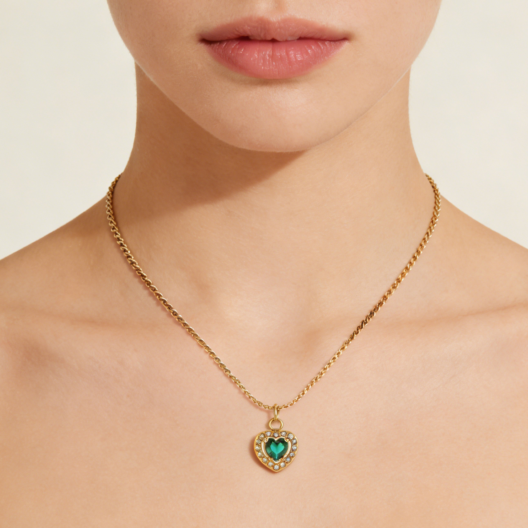 Colgante de acero de titanio con incrustaciones de diamantes estilo INS europeo y americano, collar de joyería de circonita cuadrada de lujo ligero para mujer, cadena de clavícula en forma de S de acero inoxidable para mujer.