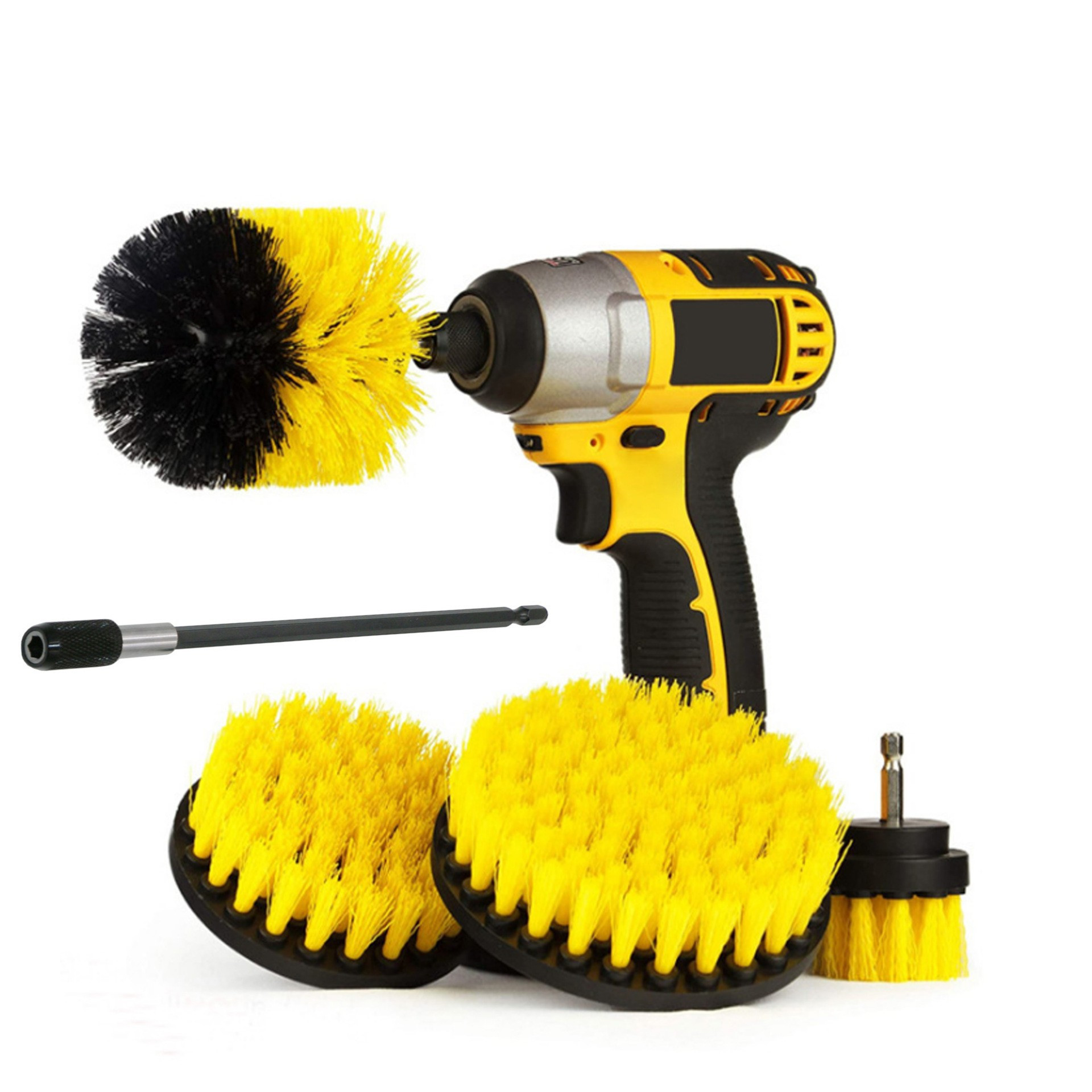 Suministro transfronterizo cepillo de limpieza de automóviles taladro eléctrico cepillo traje cocina baño piso pulido cepillo de lavado de coches cepillo para el hogar