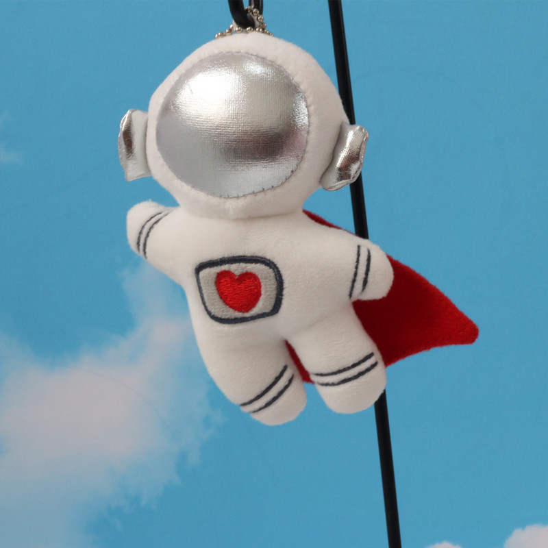 Espacio astronauta ins Internet celebridad Spaceman colgante llavero mini espacio Superman marioneta de los niños pequeño regalo