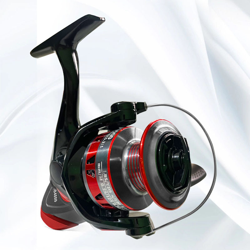 Copa de alambre Rueda de hilado totalmente metálica Rueda de pez Rueda de pesca Cara de mar Rueda de metal Rueda de alambre de pesca en el mar Rueda de hilado Luya