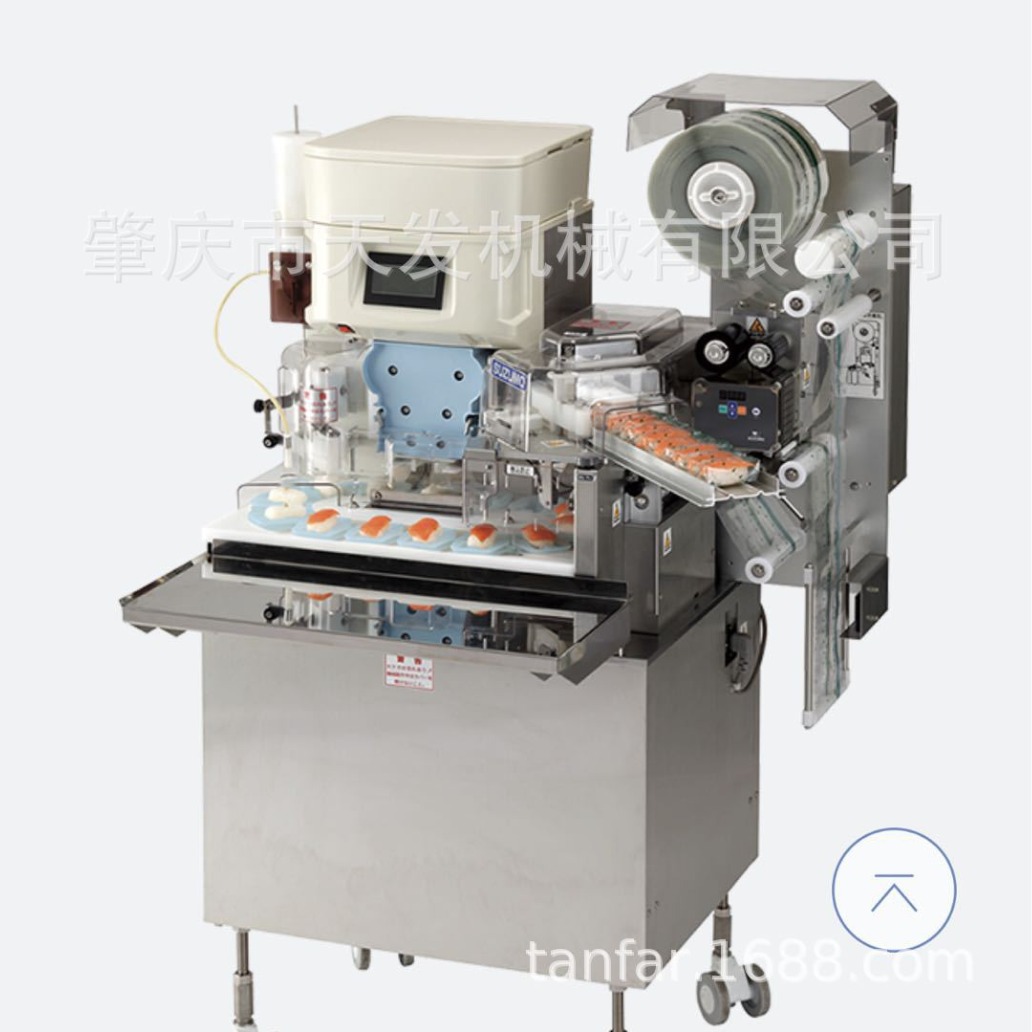 日本suzomo寿司饭团成型加包装机手握寿司饭团+包装2合1一体机