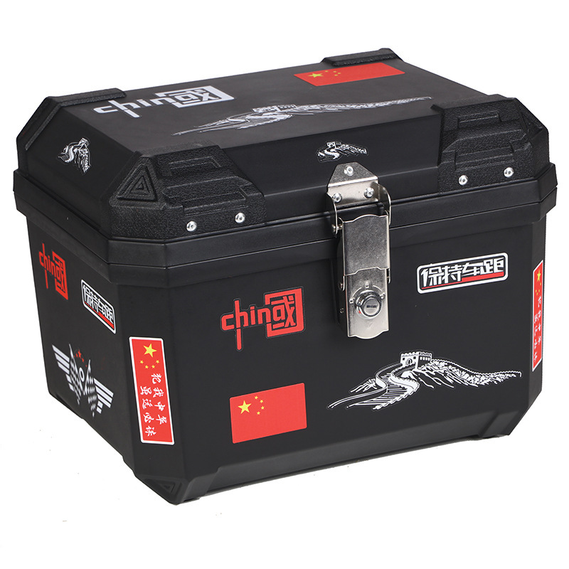 Motorcycle Rear Trunk Large Capacity Battery Electric Vehicle Trunk Universal Yadi No. 9 Mavericks Takeout Box Customization