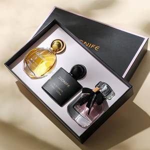 Caja de regalo de perfume de mujer de venta caliente, perfume de opio negro, regalo de mano, perfume fresco y transfronterizo de comercio exterior, fragancia duradera