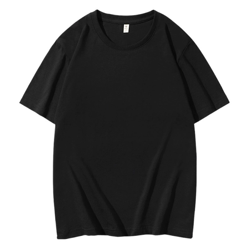 Футболка Мужская 180 г чесаный хлопок с короткими рукавами Фабричный источник оптом культурная рубашка рекламная рубашка Класс одежда мероприятия с принтом логотип