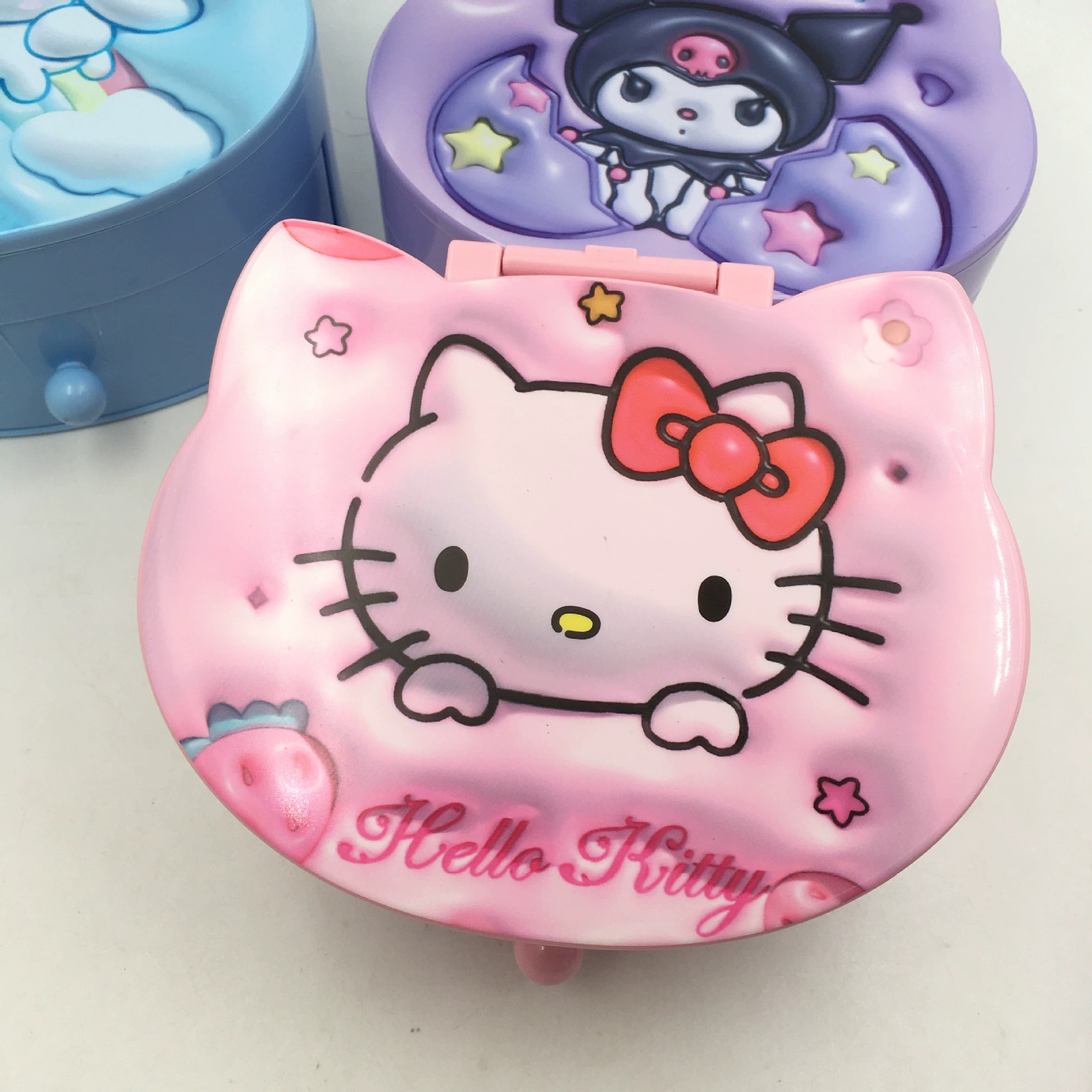 Кубок макияжа аниме Санрио, набор хранения зеркала Куроми KT кошка красота Литянский нефрит и собака ящик для украшений подарок