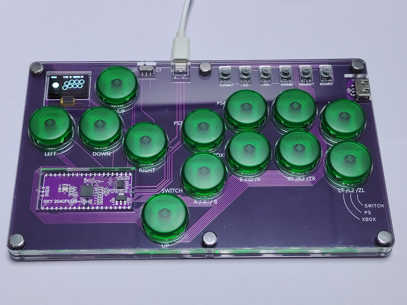 SKY2040PLUS13 teclas personalizadas SOCD juego de lucha teclado HITBOX Street Fighter 6Steam Arcade PS5